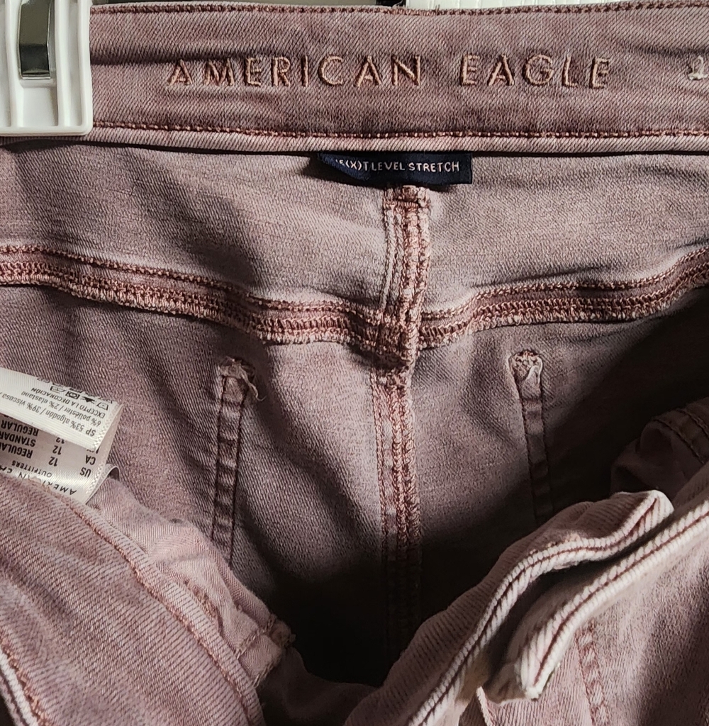 American Eagle Outfitters Mauve/Pink Women’s Jeggings